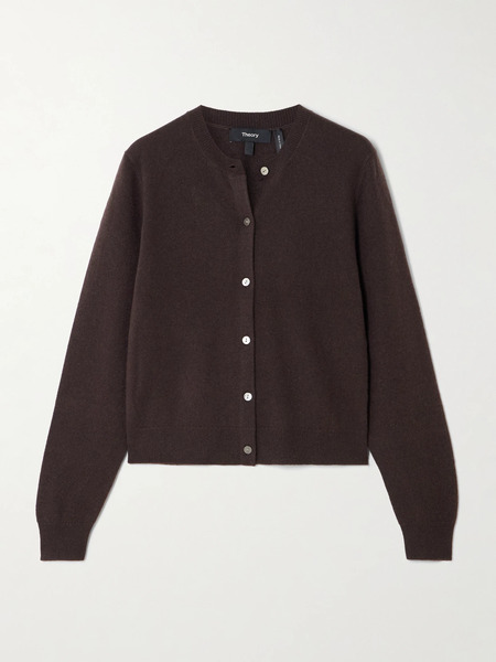 Theory Theory - Cashmere Cardigan - Dark Brown 