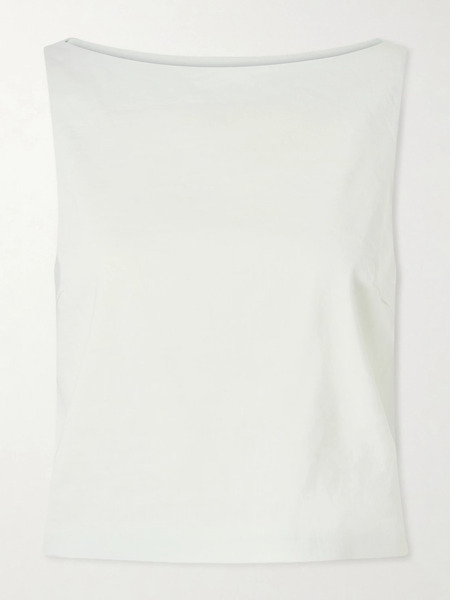  Theory Theory - Linen-blend Top - Mint 