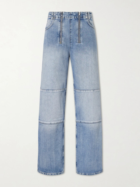  Tibi Tibi - Fischer Mid-rise Wide-leg Jeans - Blue 