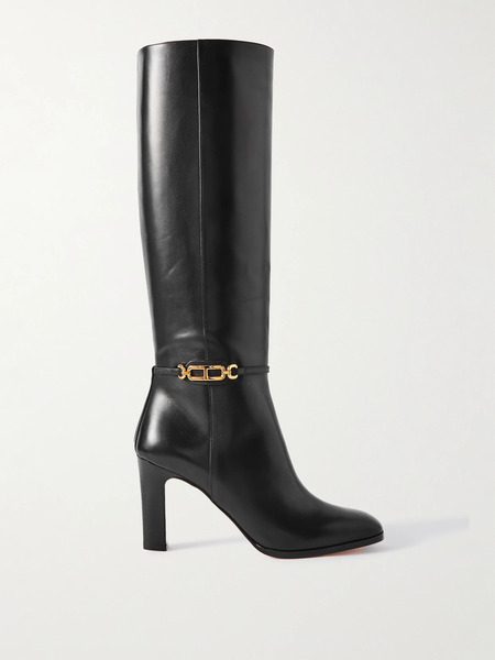  Tom Ford Tom Ford - Embellished Leather Boots - Black 