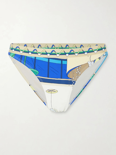  Tory Burch Tory Burch - Printed Bikini Briefs - Multi 