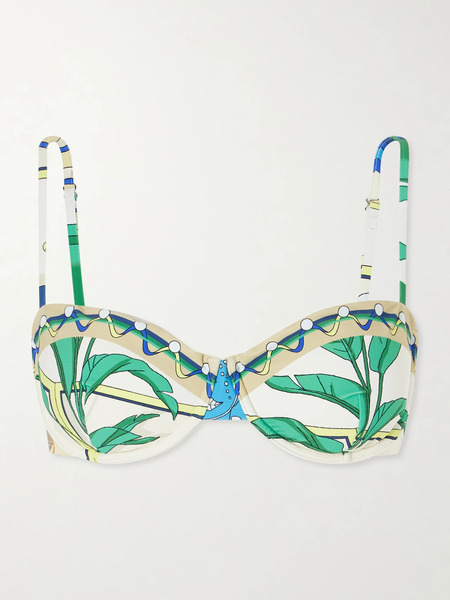  Tory Burch Tory Burch - Printed Bikini Top - Multi 
