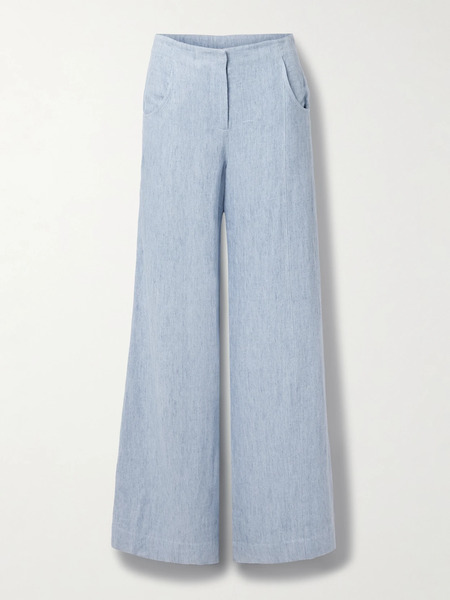  Twp Twp - Demie Hemp Denim Wide-leg Pants - Light Denim 