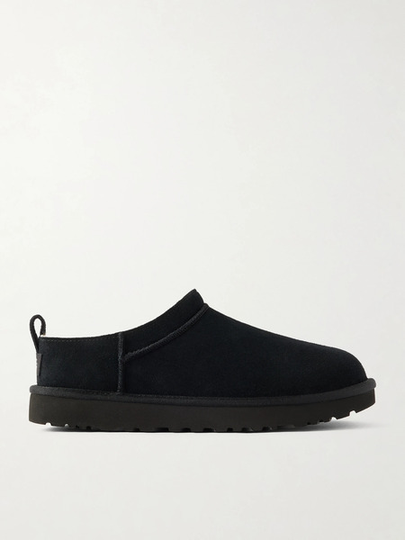  Ugg Ugg - Classic Micro Shearling-lined Suede Slippers - Black 