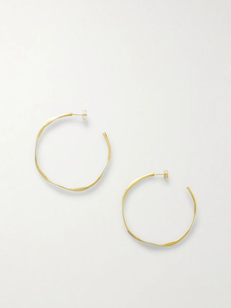  Ysso Ysso - Amazon Gold-plated Hoop Earrings - One Size 
