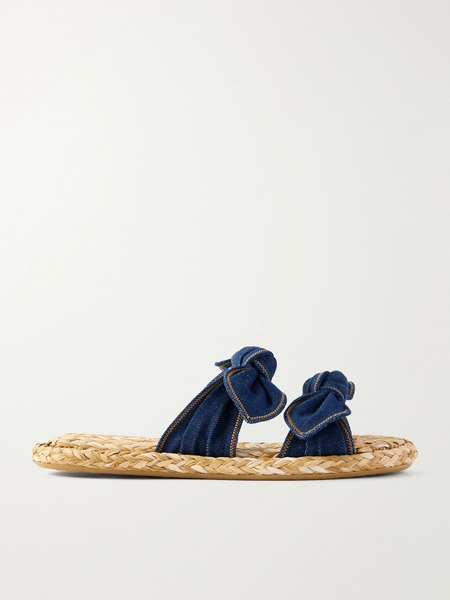  Zimmermann Zimmermann - Carousel Denim Slides - Beige 