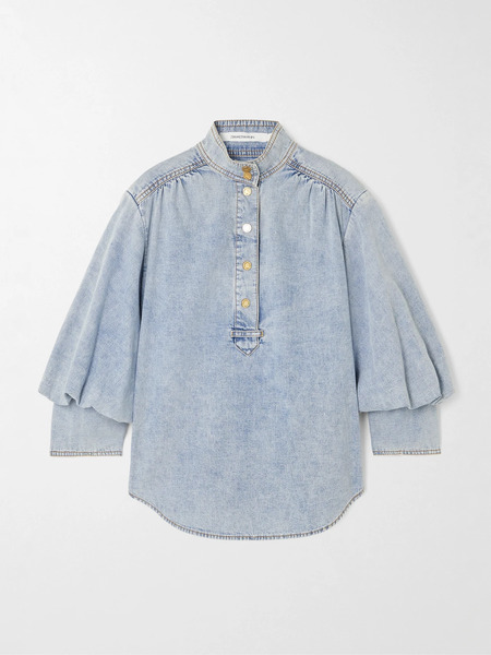  Zimmermann Zimmermann - Denim Blouse - Light Denim 