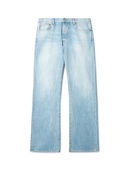  Off White Fresco Diag Relaxed Jeans - Male  Blue 30 