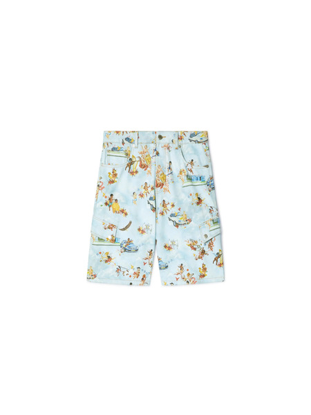  Off White Fresco Print Den Safari Cargo Multicolor - Male  Blue 32 