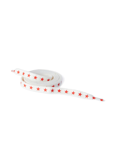  Off White White/red Star Laces - Male Fragrances White O/s 