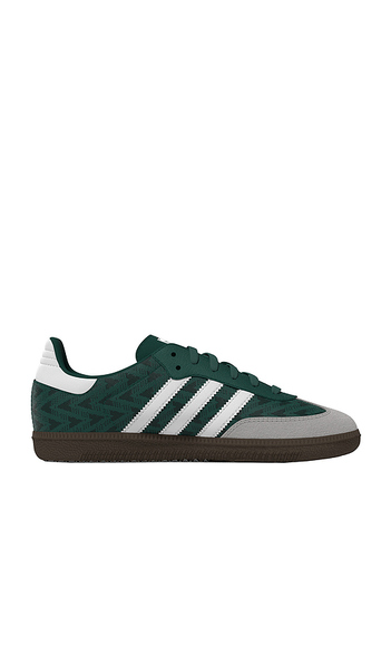  Adidas Originals Zapatilla Deportiva Samba Og En Color Verde Oscuro Talla 1  (también En 11, 12, 13). 