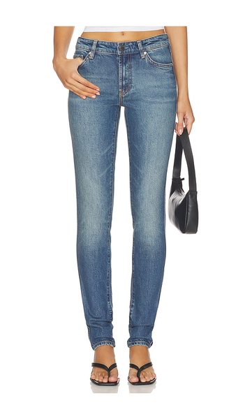  Ag Jeans Quinn Low Rise Skinny Jeans En Color Azul Talla 25  (también En 26, 27, 28, 29, 30, 31, 32). 