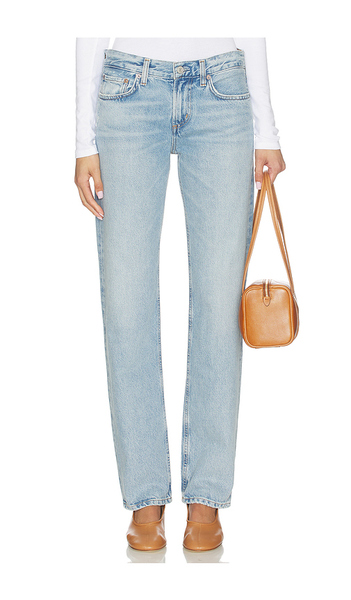  Agolde Pierna Recta Low Rise Slim En Color Denim Claro Talla 23  (también En 25, 26, 27, 28, 29, 30, 33). 