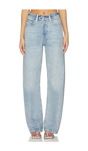  Alexander Wang Relaxed Straight Cut With Crystal Belt Loops En Color Azul Talla 24  (también En 25, 26). 