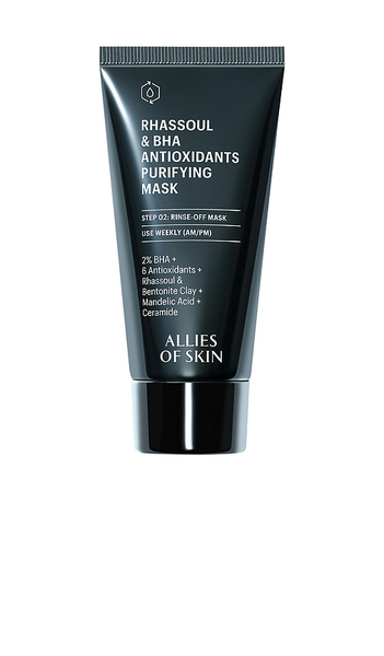  Allies Of Skin Mascarilla Purificante Rhassoul & Bha Antioxidants Purifying Mask En Color Belleza: Na Talla All . 