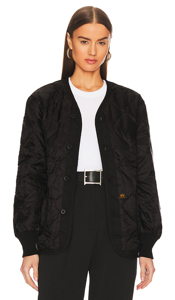  Alpha Industries Chaqueta Acolchada Als/92 En Color Negro Talla L  (también En M, S, Xl/1x, Xxl/2x). 