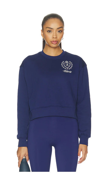  Astoria Sudadera Deportiva Recortada Racquet Club En Color Navy Ocean Cavern Talla L  (también En M, S, Xs). 