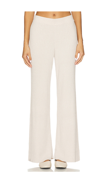  Barefoot Dreams Pantalón De Pierna Ancha Acanalado Con Lurex Ccul Lurex Rib Wide Leg Pant En Color Bronce Talla M  (también En S, Xl). 