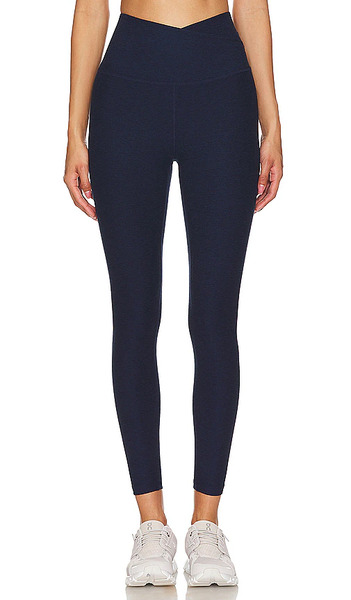  Beyond Yoga Spacedye At Your Leisure Midi Legging En Color Azul Marino Talla L  (también En M, S, Xl, Xs). 