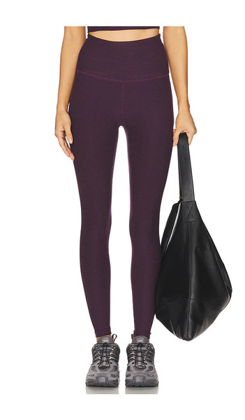 Beyond Yoga Spacedye Caught En The Midi High Waisted Legging En Color Morado Talla L  (también En Xs). 