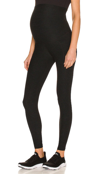  Beyond Yoga Spacedye Love The Bump Maternity Pocket Midi Legging En Color Negro Talla M  (también En S, Xl, Xs). 