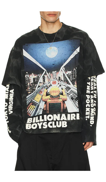  Billionaire Boys Club Camiseta Manga Larga Arrival En Color Negro Talla L  (también En M, S, Xl/1x). 
