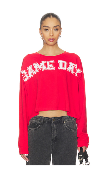  Daydreamer Camiseta Manga Larga Game Day Meet & Greet En Color Rojo Talla L  (también En M, S, Xl, Xs). 