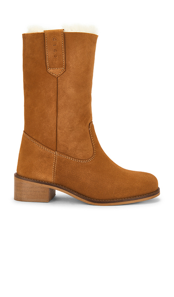  Dico Copenhagen Bota Julia Shearling Gaucho En Color Cognac Talla 36  (también En 37, 38, 39, 40, 41). 