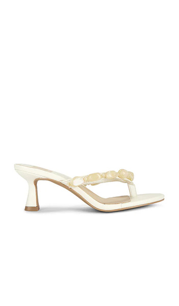  Dolce Vita Sandalia Tipo Flip Flop Con Tacón Daksie En Color Crema Talla 10  (también En 6, 6.5, 7, 7.5, 8.5, 9, 9.5). 
