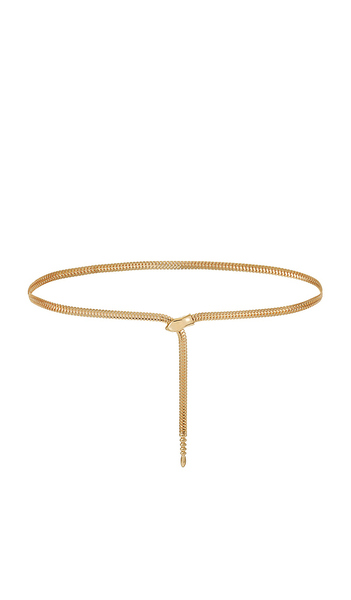  Ettika Cadena Envolvente Y De Clip De Doble Uso Para Cintura Y Collar Wrap & Clip Dual-wear Waist And Necklace Chain En Color Oro Metálico Talla All . 