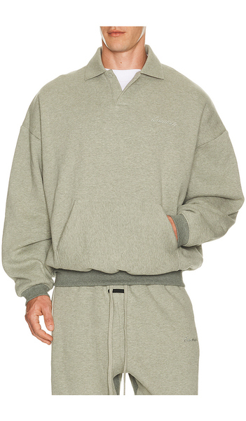  Fear Of God Essentials Sudadera Polo Signature En Color Gris Talla L  (también En M, S, Xl/1x, Xs, Xxl/2x, Xxxl/3x). 