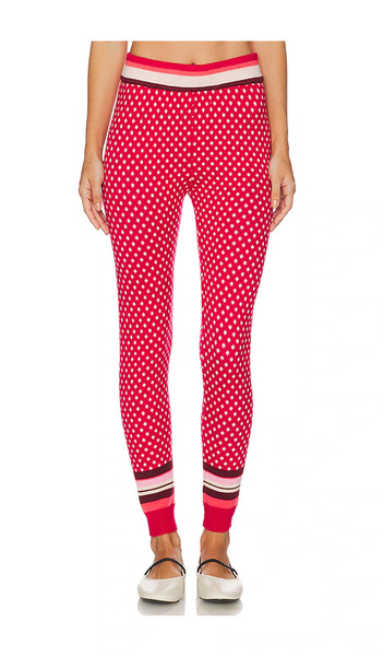  Free People X Intimately Falala Legging En Red Peppermint Dot En Color Rojo Talla M  (también En S, Xs). 
