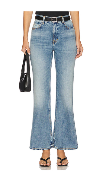  Grlfrnd Danie Mid Rise Chill Boot Short Inseam En Color Azul Talla 24  (también En 25, 26, 27, 28, 29, 32). 