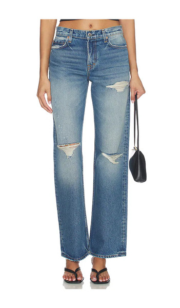  Grlfrnd Graham Low Rise Straight En Color Azul Talla 23  (también En 24, 25, 26, 27, 28, 29, 30, 31, 32). 