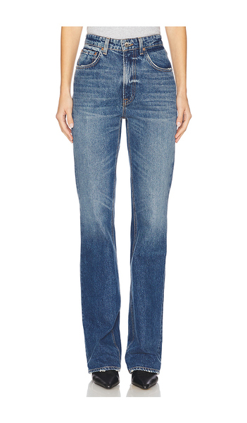  Grlfrnd Jean Pierna Recta Melanie En Color Azul Talla 23  (también En 24, 25, 26, 27, 28, 29, 30, 31, 32). 