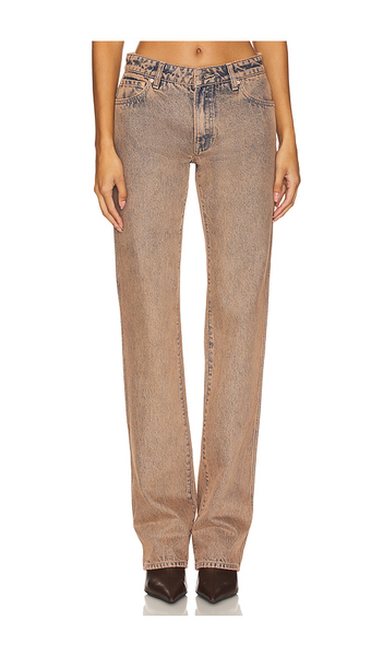  Grlfrnd Recto(a) Isabel Low Rise Straight En Color Marrón Talla 23  (también En 24, 25, 26, 27, 31). 