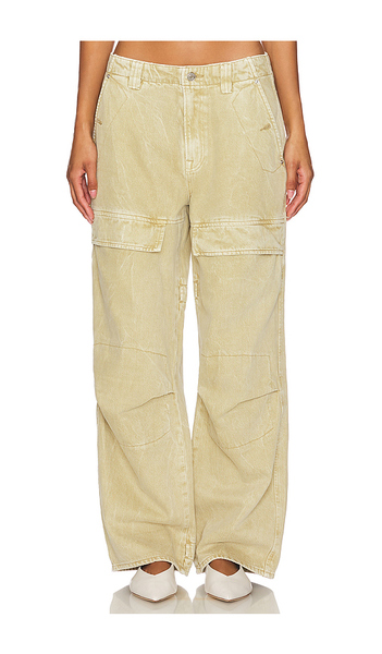  Grlfrnd Steph Low Rise Cargo Jeans En Color Beige Talla 23  (también En 24, 25, 26, 27, 28, 29, 30). 
