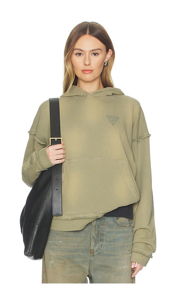  Guess Originals Sudadera Small Triangle Logo En Color Verde Salvia Talla L  (también En M, S, Xl/1x, Xs). 