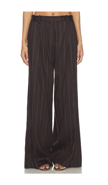  Helmut Lang Pantalones Plisados Wide Double Pleated Trousers En Color Chocolate Talla 2  (también En 4, 6). 