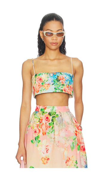  Hemant And Nandita Top Corsé Bustier Top En Color Blush,blue Talla L  (también En M, S, Xl, Xs, Xxs). 
