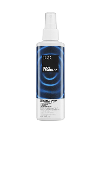  Igk Lenguaje Corporal Agua De Arroz Que Espesa Y Rellena La Niebla Body Language Rice Water Plumpling & Thickening Mist En Color Belleza: Na Talla All 