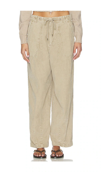  James Perse Pantalón De Pana Elástica De Canalé Fino En Color Beige Talla 26  (también En 27, 28, 29). 