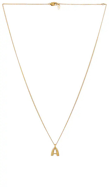  Jenny Bird Collar Colgante Monogram En Color Oro Metálico Talla A  (también En C, D, F, G, H, I, J, K, O, P, R, T, V). 