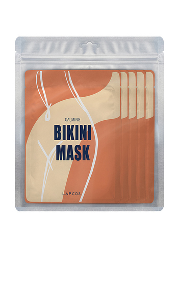  Lapcos Pack De 5 Mascarillas Para La Zona Del Bikini Calming Bikini Mask En Color Belleza: Na Talla All . 