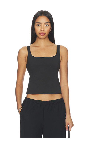  Lna Top Sin Mangas De Punto De Jersey Con Spandex Lynne En Color Negro Talla L  (también En M, S, Xl, Xs). 