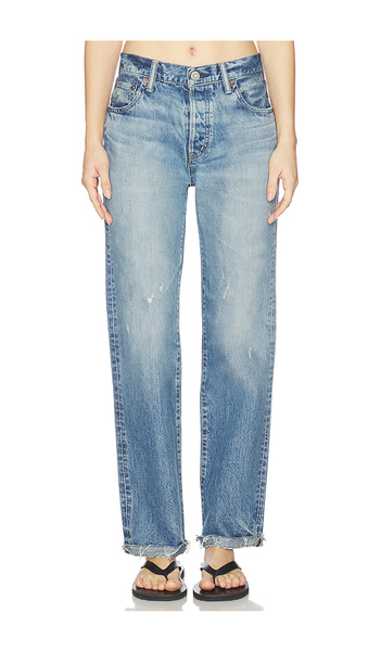  Moussy Vintage Pierna Recta Dorchester En Color Azul Talla 23  (también En 24, 25, 26, 27, 29, 30, 31, 32). 