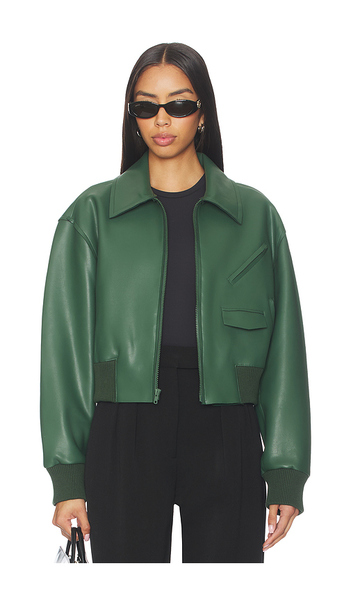  Norma Kamali Chaqueta Clásica Corta De Hombre Con Cremallera Frontal En Color Militar Talla L  (también En M, S, Xs). 