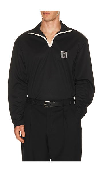  Oyster Otc On Court / Off Court Longsleeve Polo En Color Negro Talla L  (también En M, S, Xl/1x, Xxl/2x). 