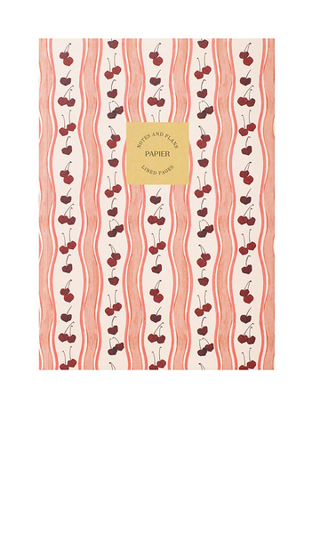  Papier Cuaderno Rayado De Tapa Blanda Con Ondas De Cereza Cherry Wave Soft Cover Lined Notebook En Color Coral Talla All . 