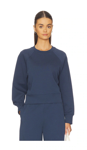  Perfectwhitetee Sudadera Cuello Redondo De Viaje En Color Azul Marino Talla L  (también En M, S, Xs). 